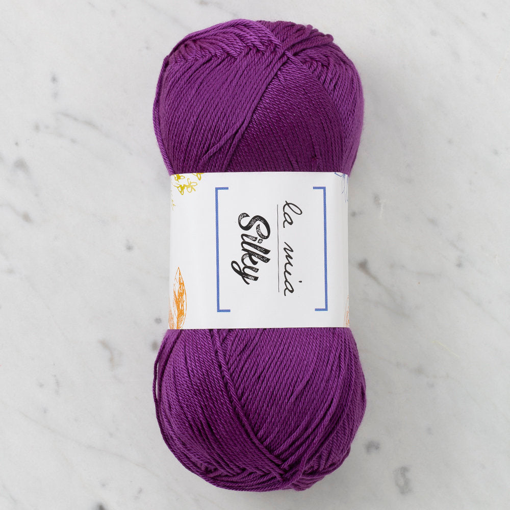 La Mia Silky Yarn, Purple - L019