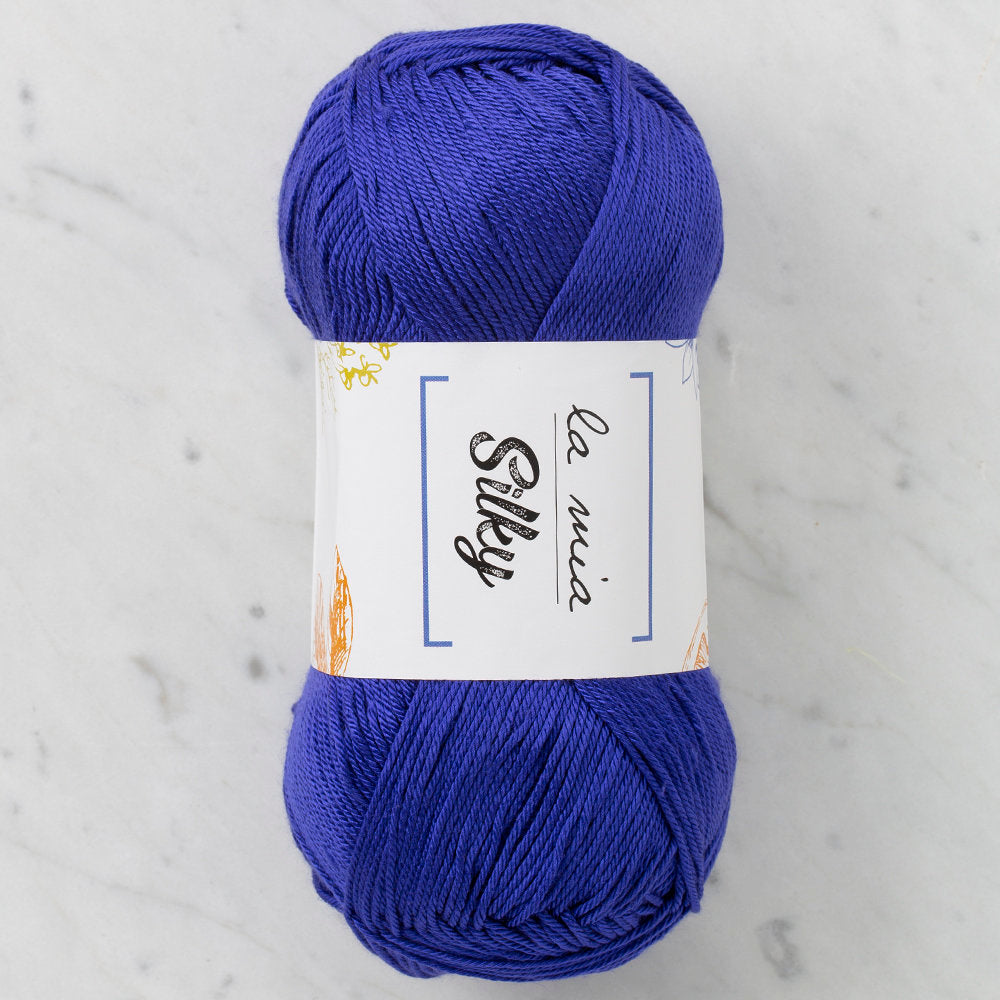 La Mia Silky Yarn, Saks Blue - L020