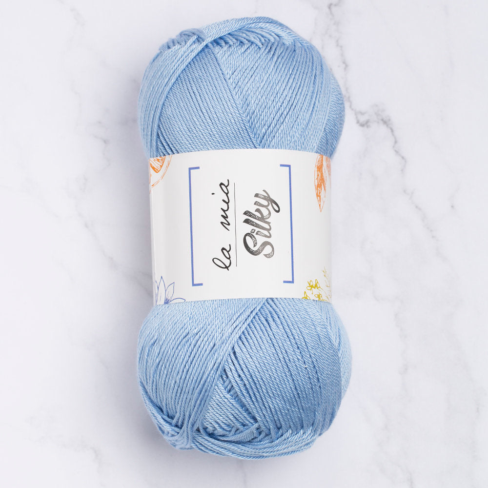 La Mia Silky Yarn, Blue - L022