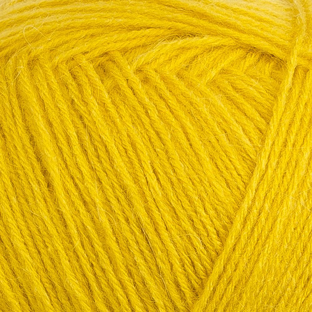 Kartopu Angora Natural Knitting Yarn, Yellow - K1321