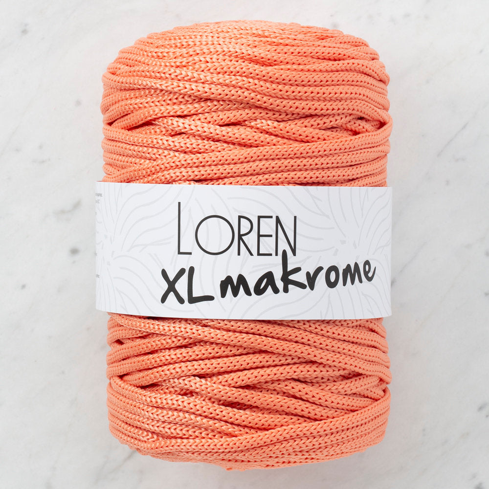 Loren XL Makrome Cord, Orange - R046