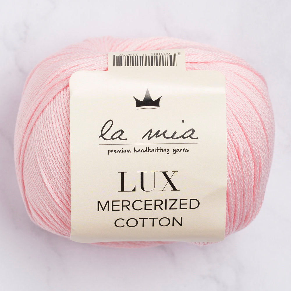 La Mia Lux Mercerized Cotton Yarn, Pink - 4