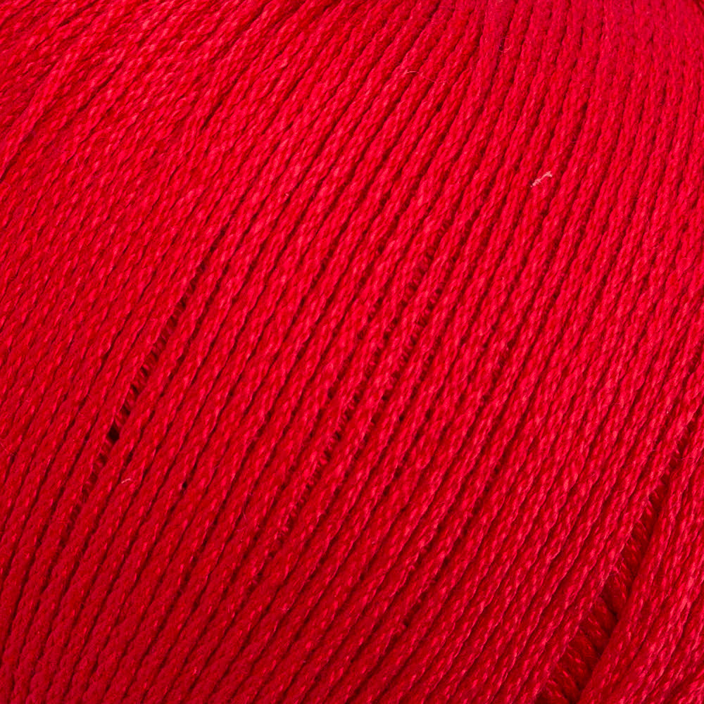 La Mia Lux Mercerized Cotton Yarn, Red - 19