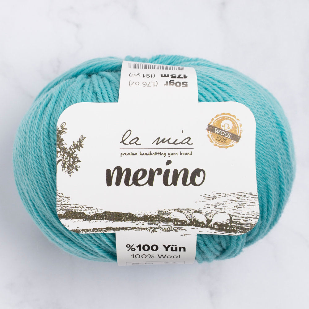 La Mia Merino Yarn, Turquois - L053