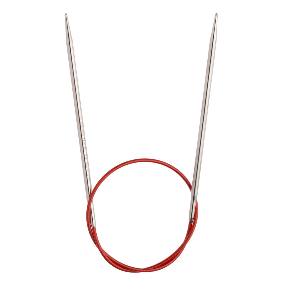 ChiaoGoo Red Lace 2.00 mm 40 cm Stainless Steel Circular Needle - 7016-0