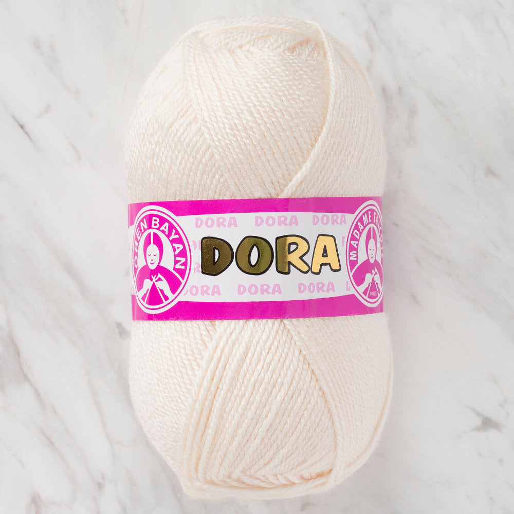 Madame Tricote Paris Dora Yarn, Cream - 004