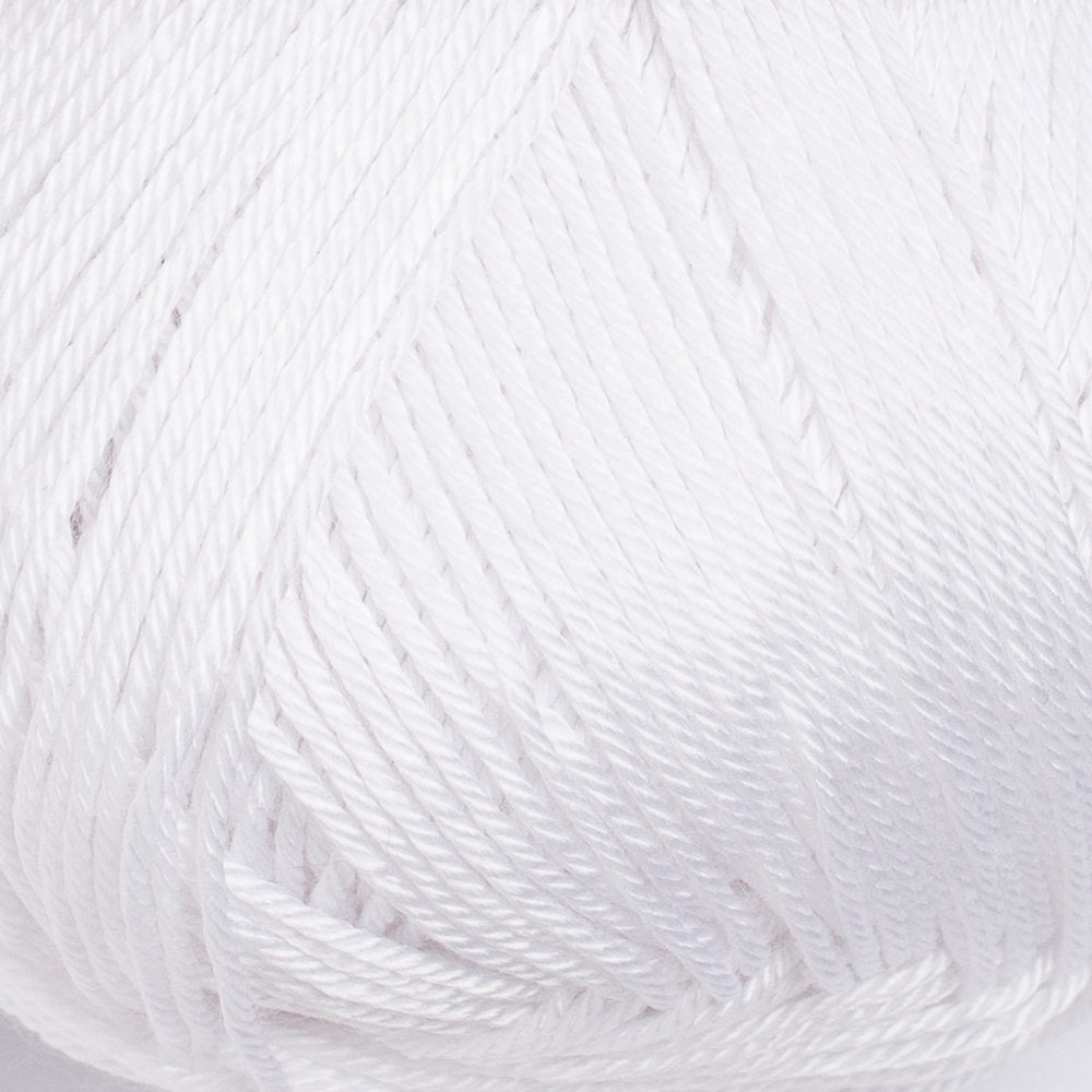 La Mia Silky Yarn, White - L001