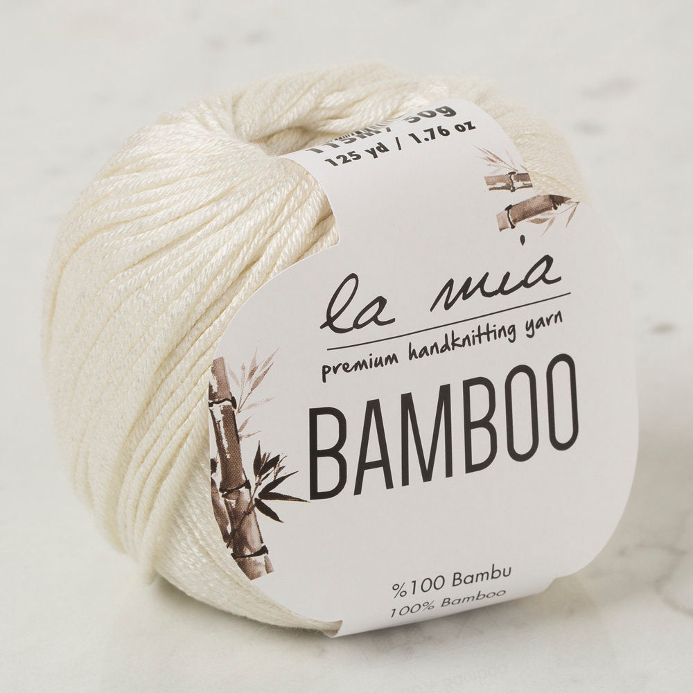 La Mia Bamboo Yarn, Cream - L155