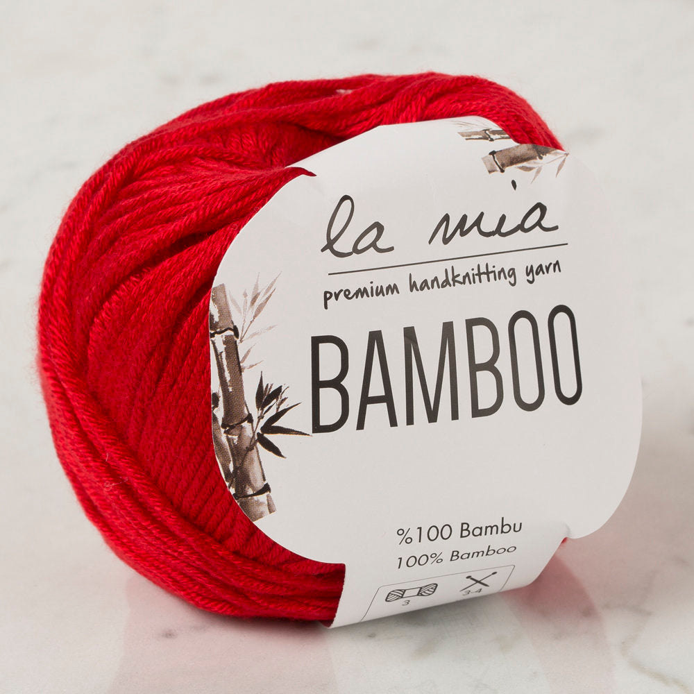 La Mia Bamboo Yarn, Red - L092
