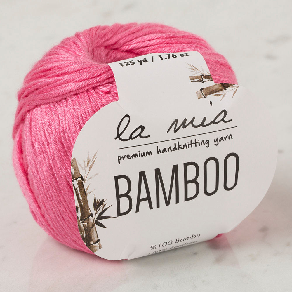 La Mia Bamboo Yarn, Fuchsia - L046