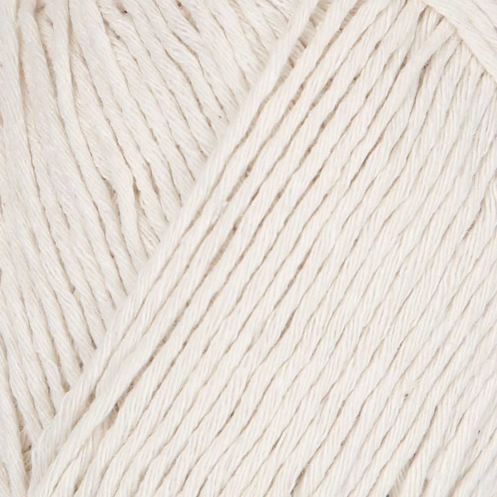 Loren Natural Cotton Yarn, Cream - R083