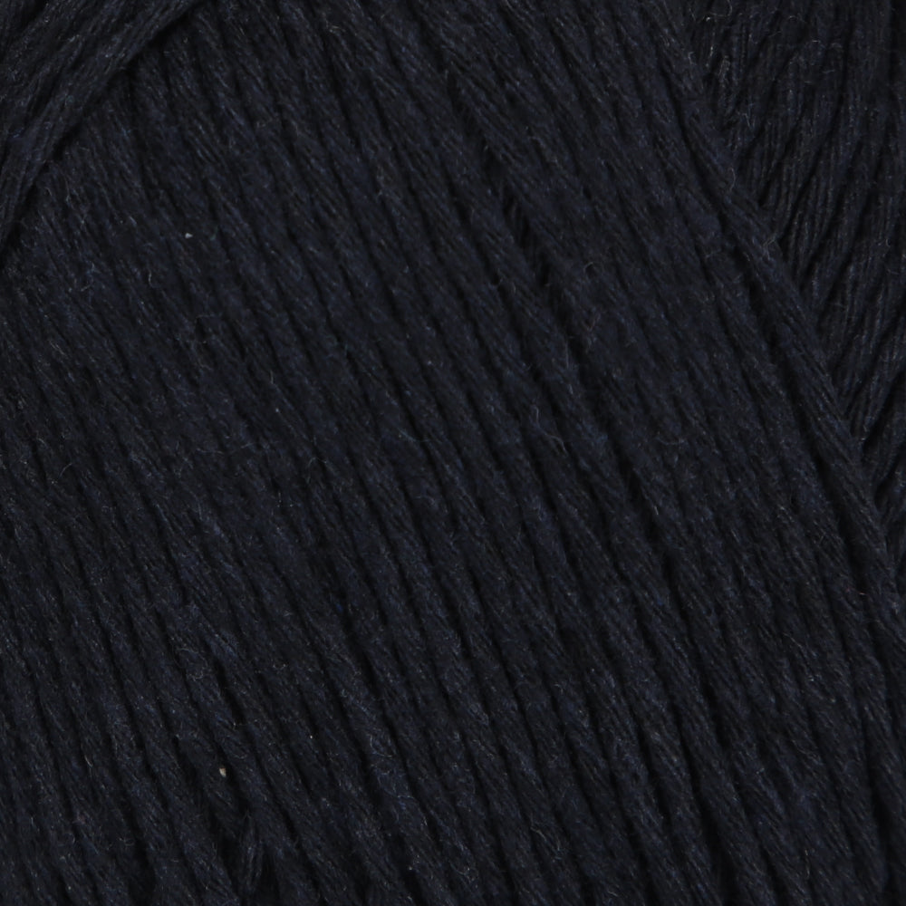 Loren Natural Cotton Yarn, Navy Blue - R005