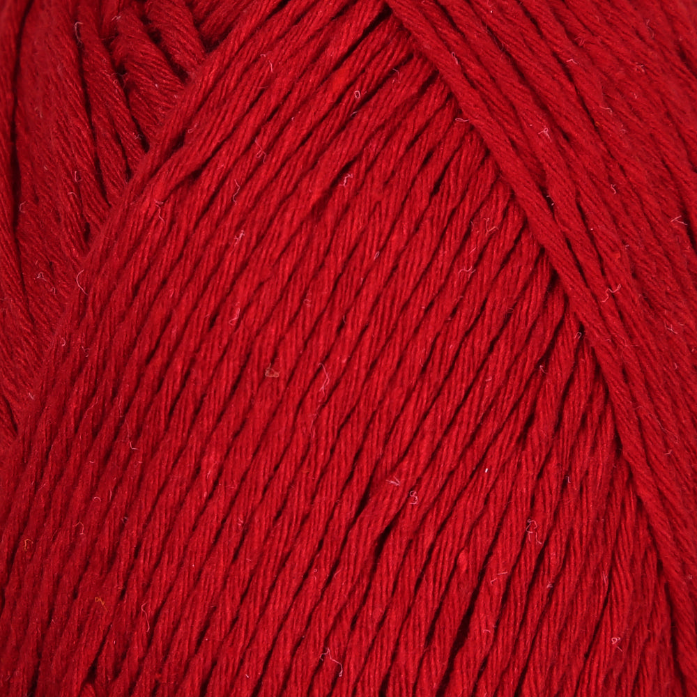 Loren Natural Cotton Yarn, Cherry Red - R099