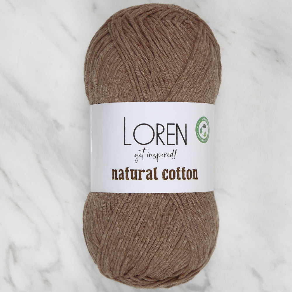 Loren Natural Cotton Yarn, Mink - R085