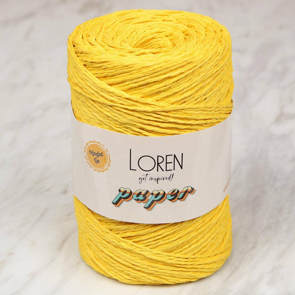 Loren Paper Yarn, Mustard Yellow - RH24