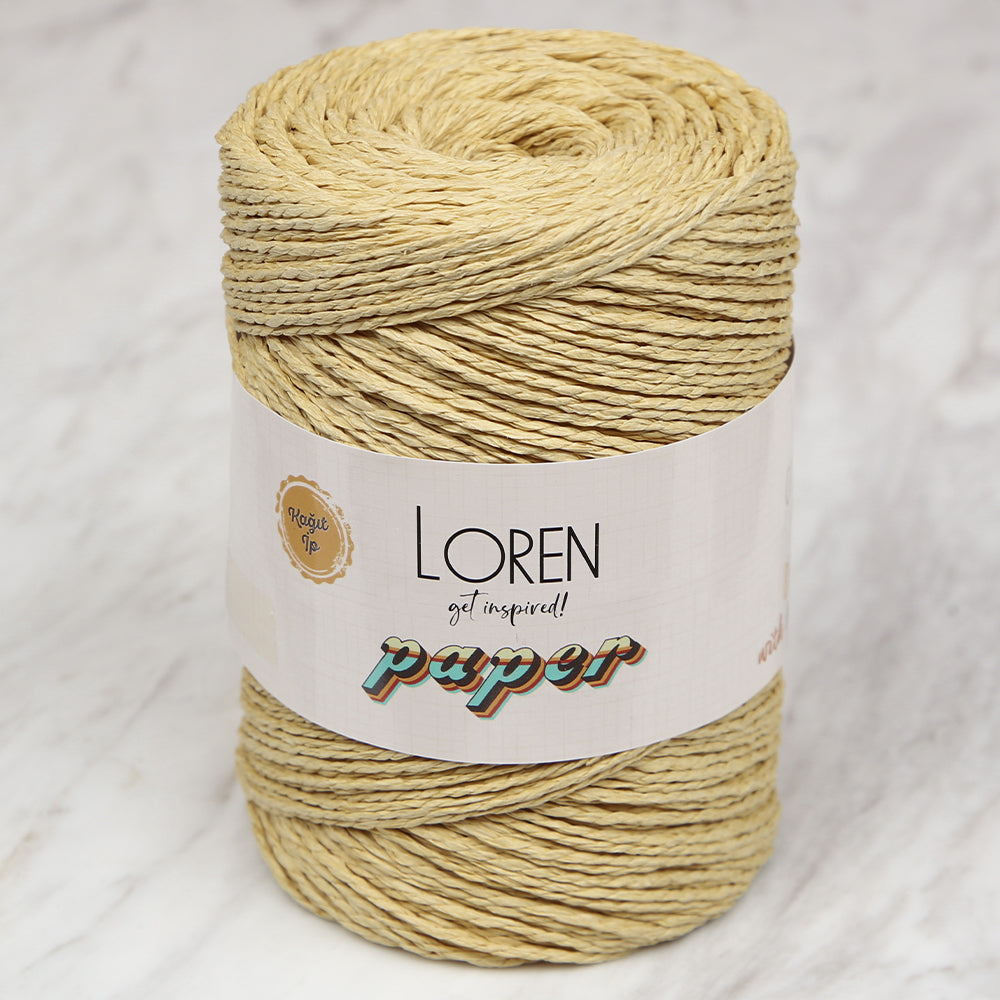 Loren Paper Yarn, Beige - RH01