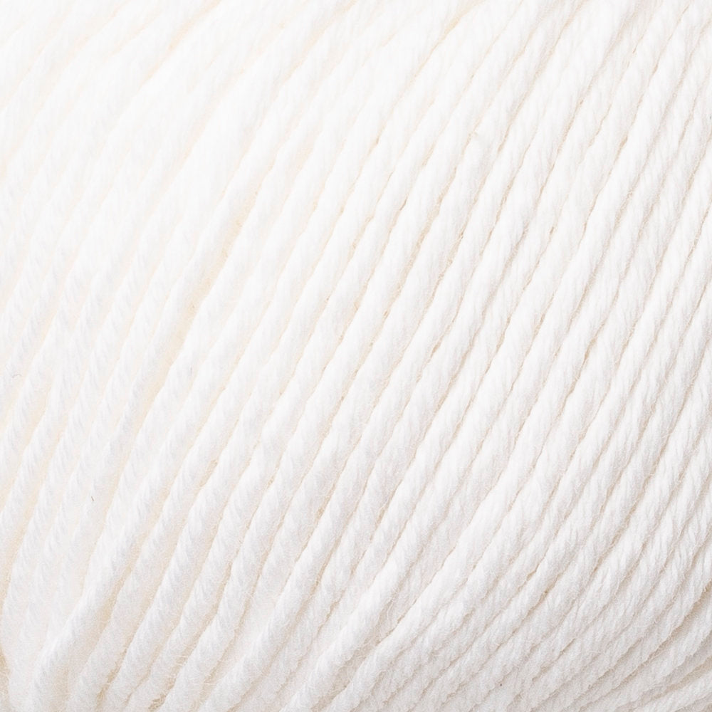 Gazzal Organic Baby Cotton Yarn, White - 415