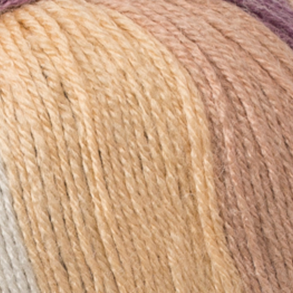 Madame Tricote Paris Merino Gold Batik Knitting Yarn, Variegated - 827