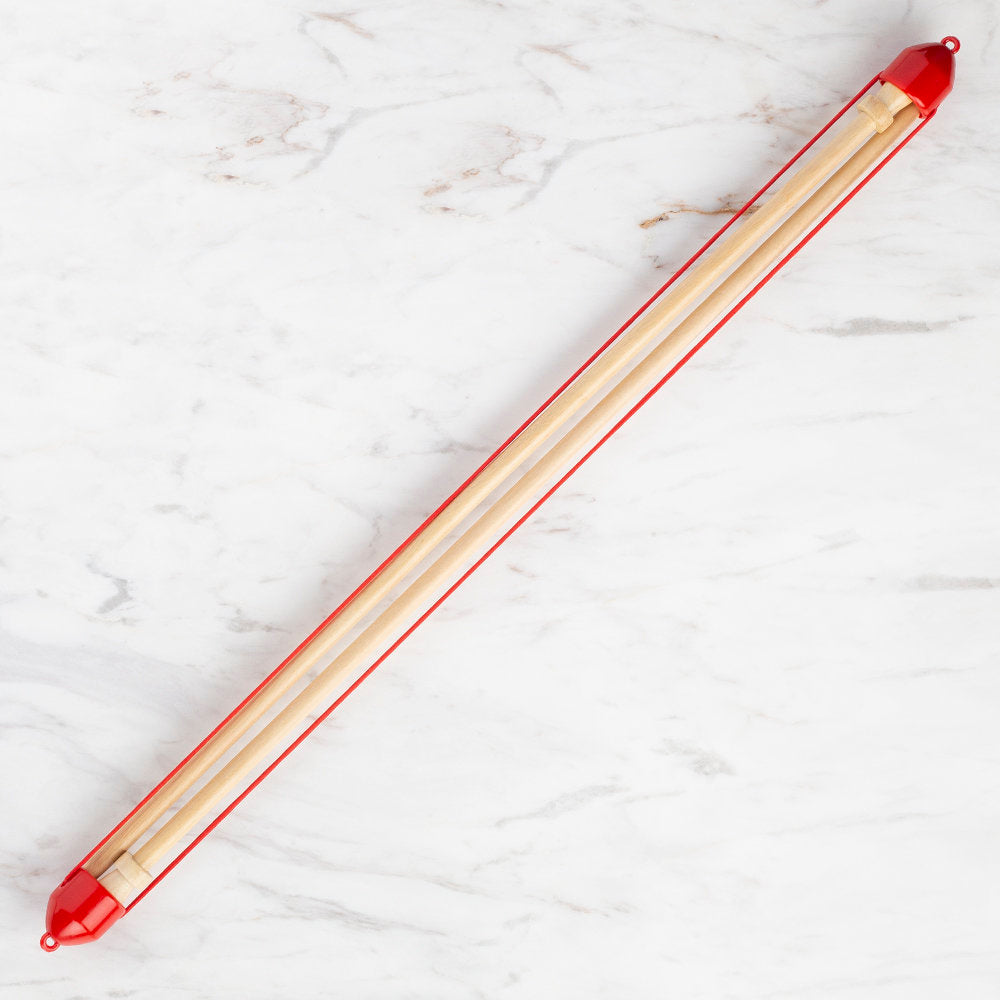 Loren Knitting Needle Point Protectors, Red