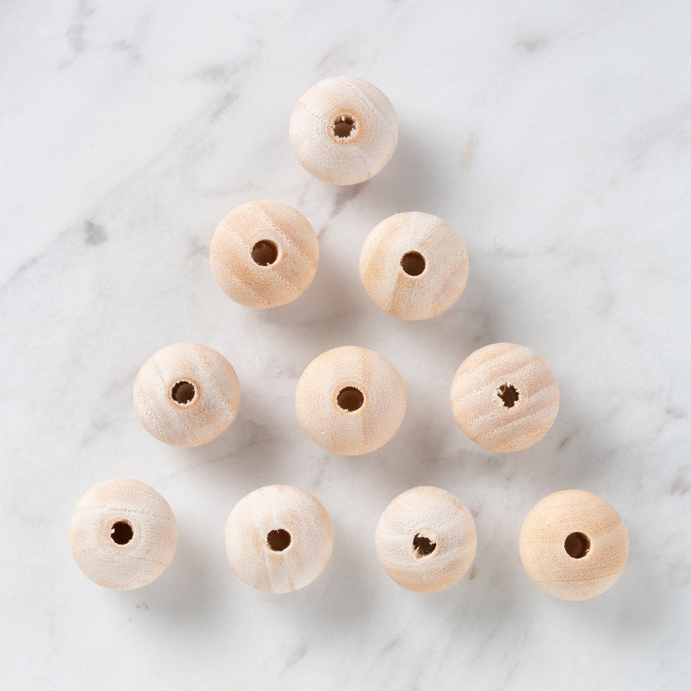 Hobi Baby 16 mm Organic Wooden Round Bead