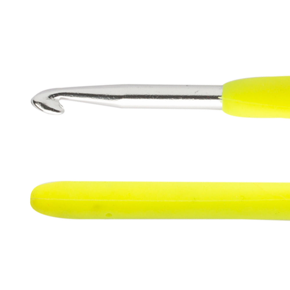 Yabali 5 mm Soft Handled Crochet Hook, Yellow