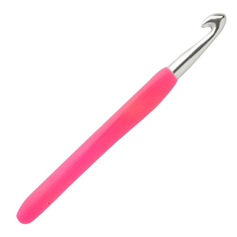 Loren 9 mm Soft Handled Crochet Hook, Pink