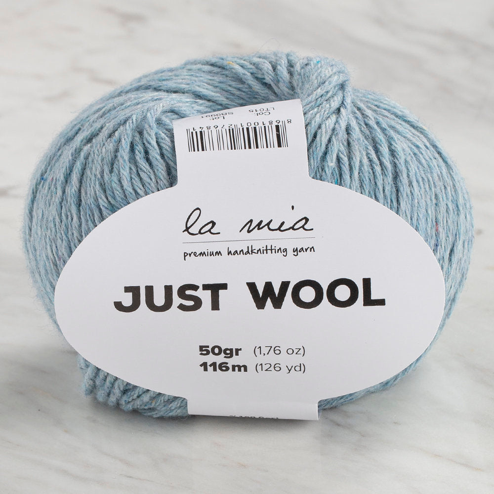 La Mia Just Wool Yarn, Light Blue - LT015