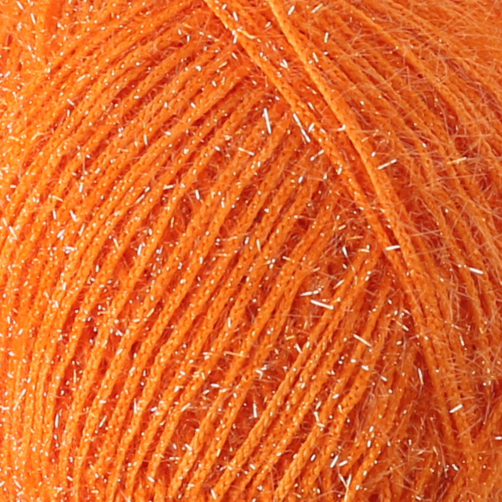 Loren Silver Knitting Yarn, Orange - RS0103