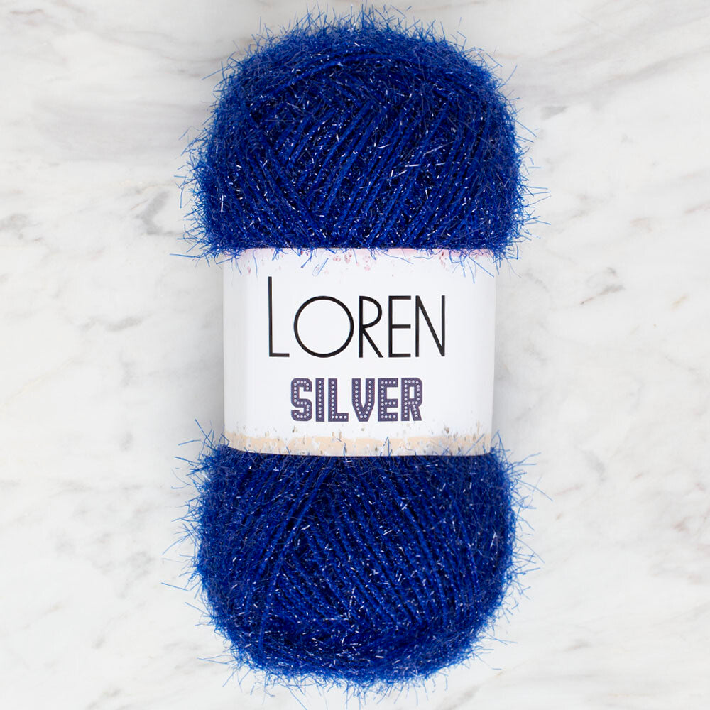 Loren Silver Knitting Yarn, Dark Pink - RS0004