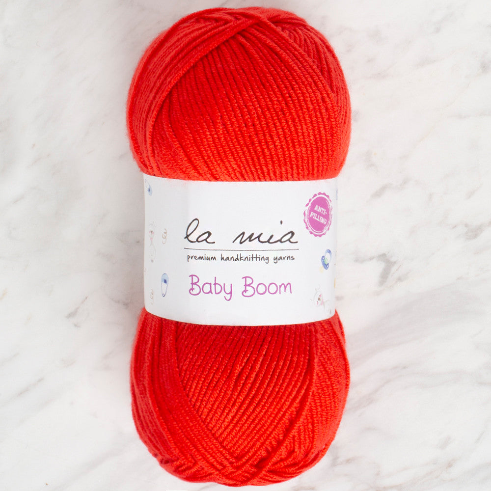 La Mia Baby Boom Yarn, Red - 1170