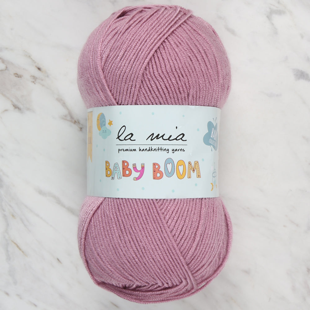 La Mia Baby Boom Yarn, Dusty Rose - 1763