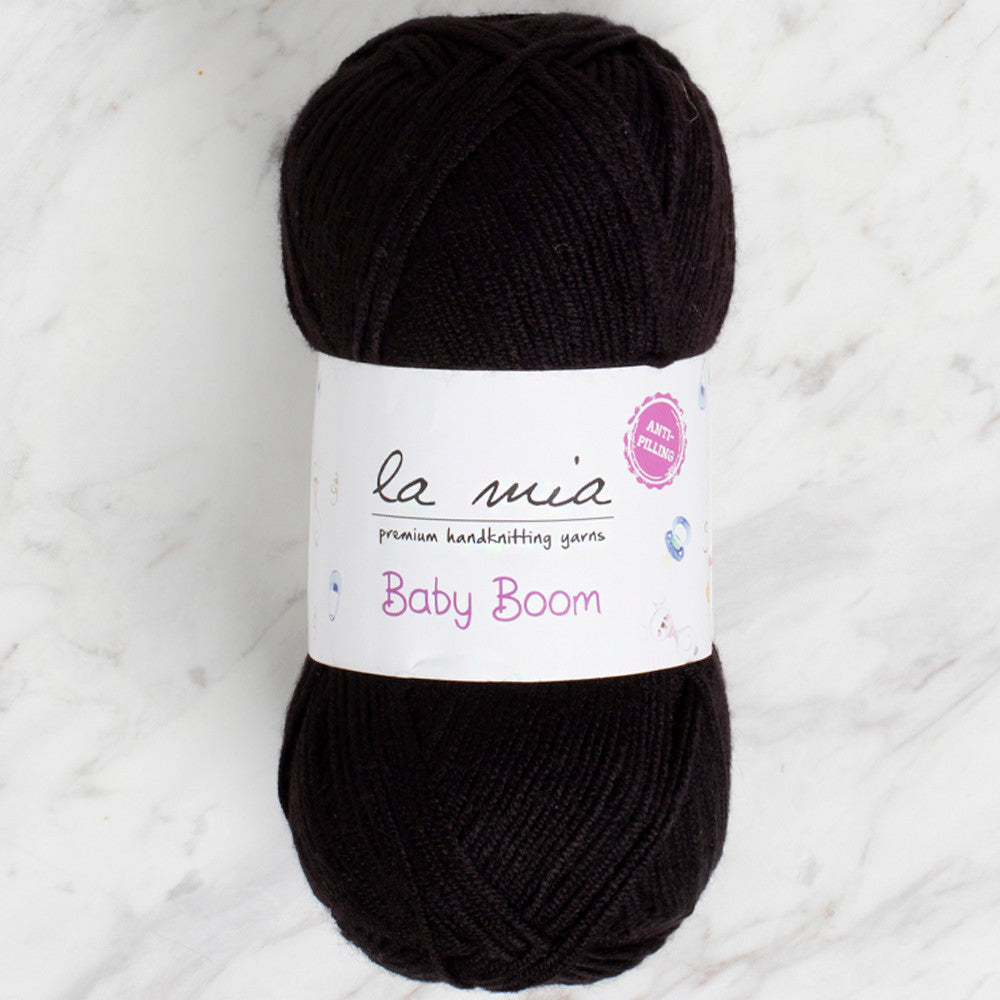 La Mia Baby Boom Yarn, Black - 940