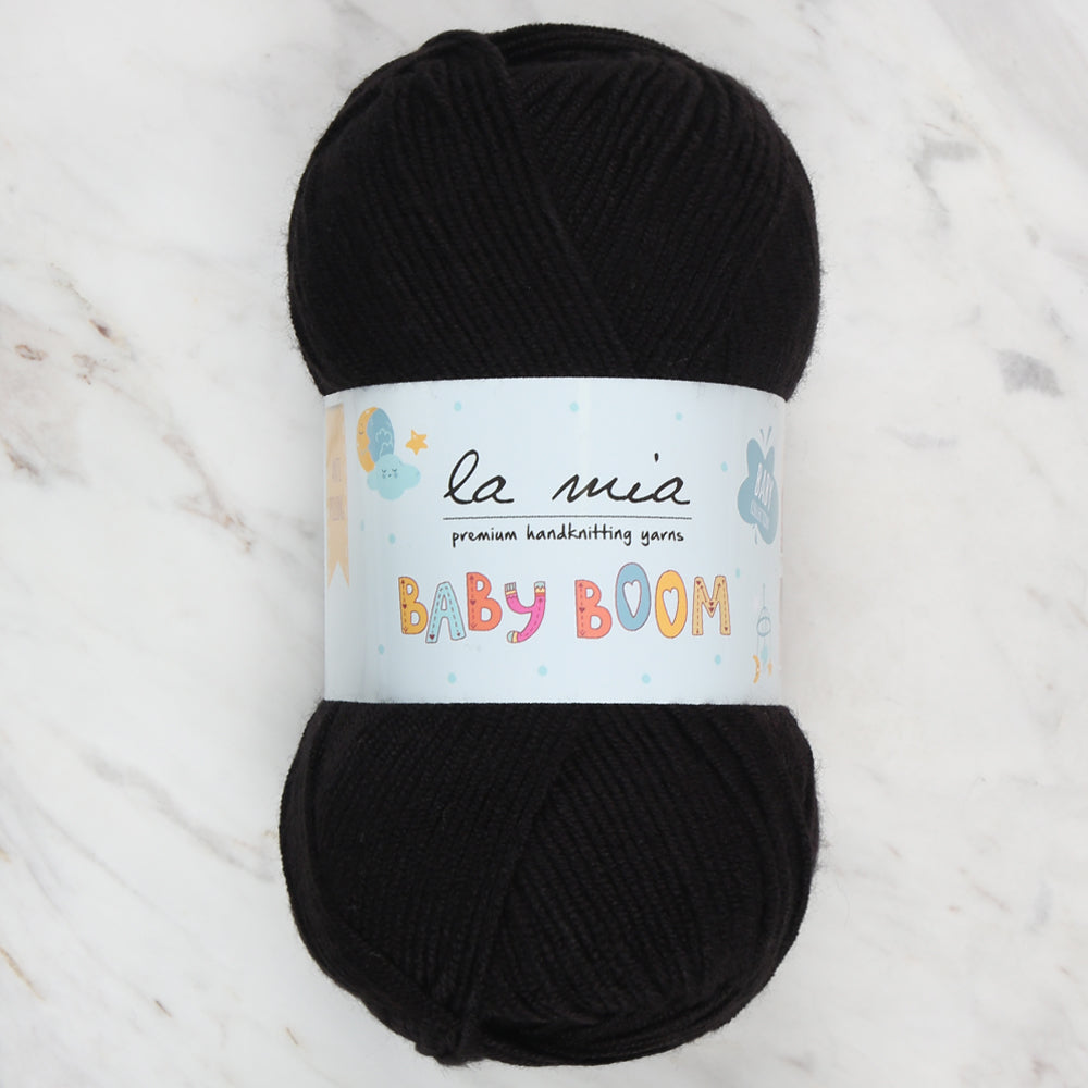 La Mia Baby Boom Yarn, Black - 940