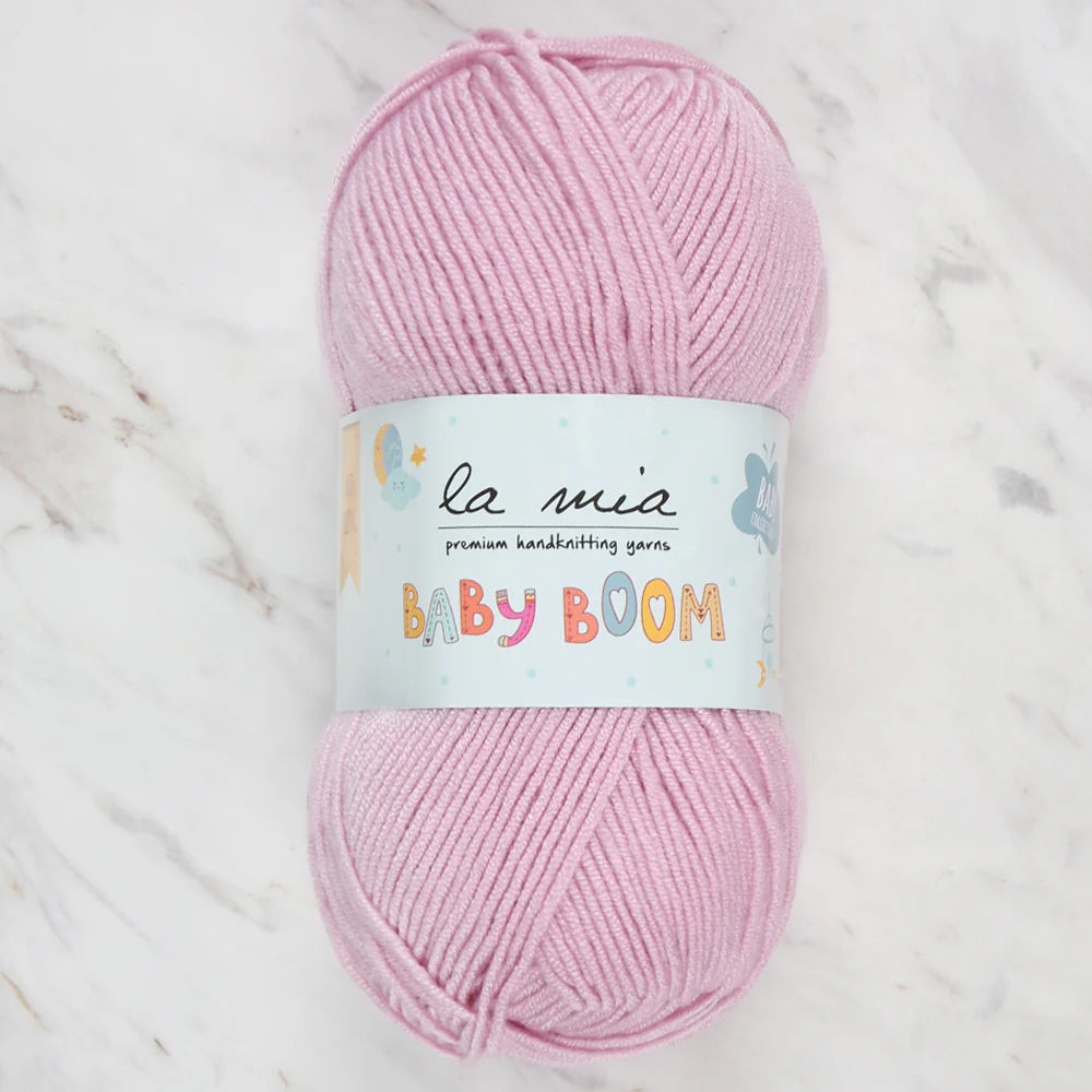 La Mia Baby Boom Knitting Yarn ,Lilac - 705