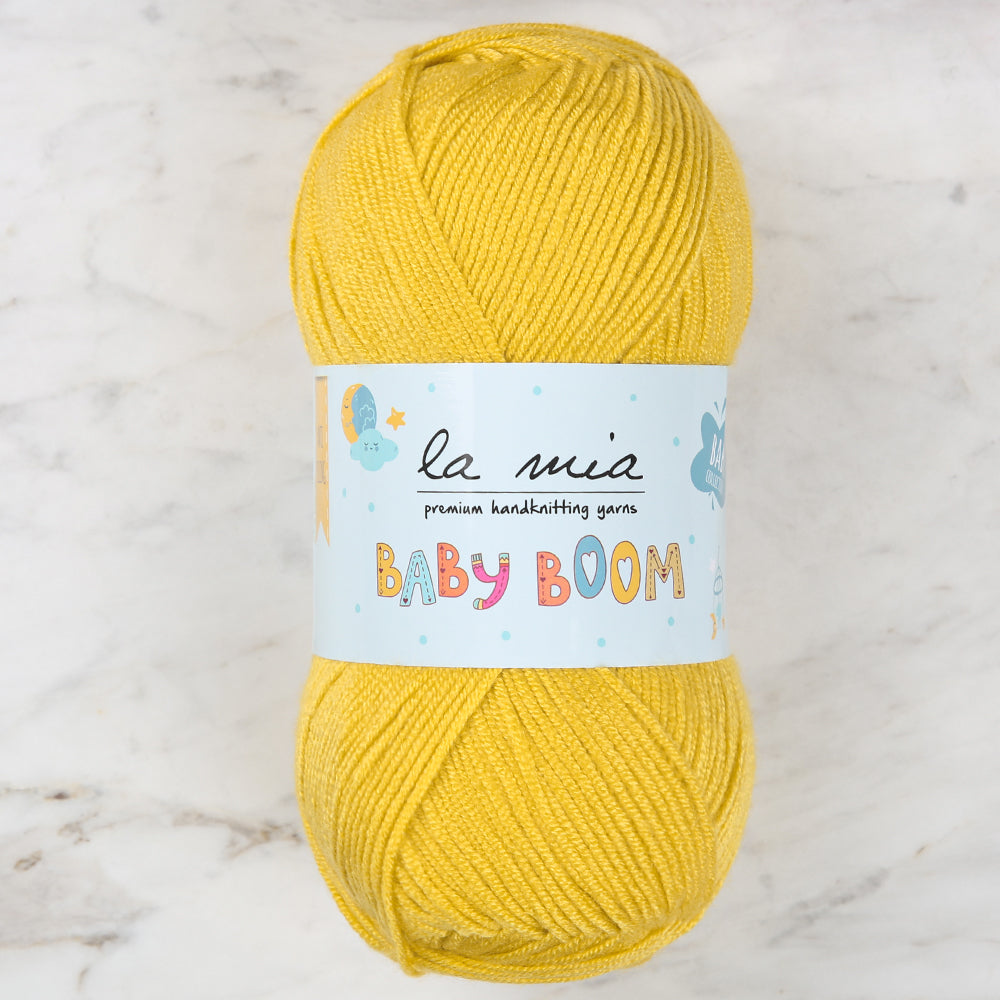 La Mia Baby Boom Yarn, Yellow - 1321