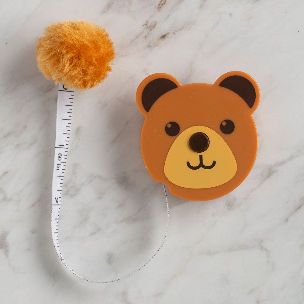 Loren Retractable Soft Tape Measure, Bear with a Tail