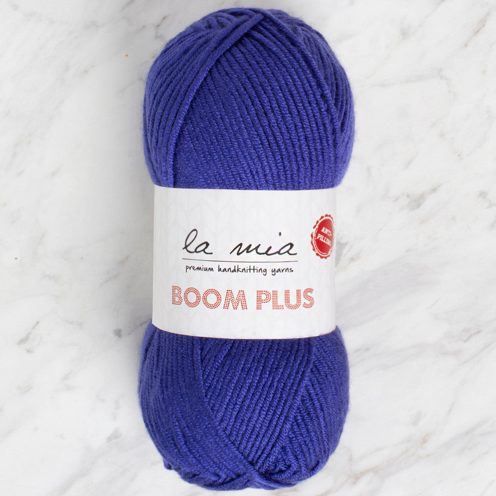 La Mia Boom Plus Yarn, Indigo Blue - 210