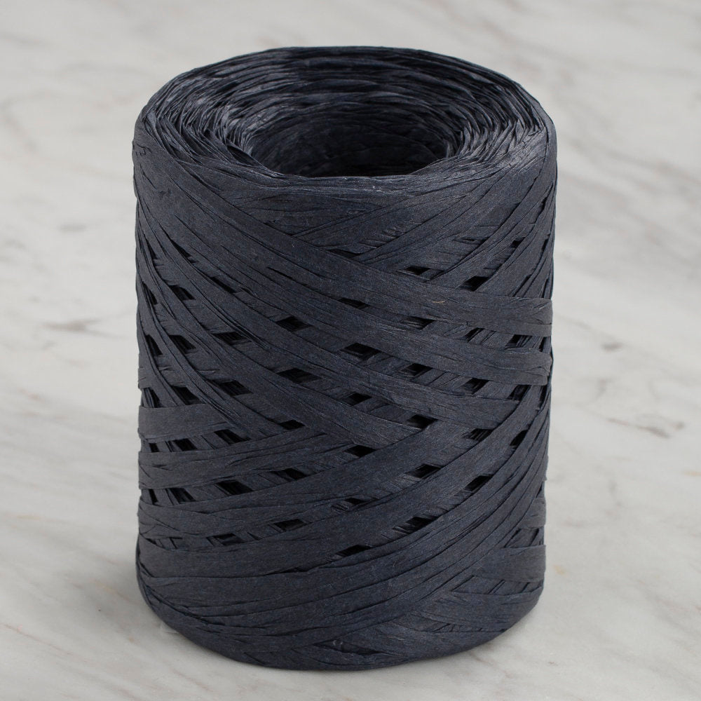 Loren Natural Raffia Paper Yarn, Navy - 44