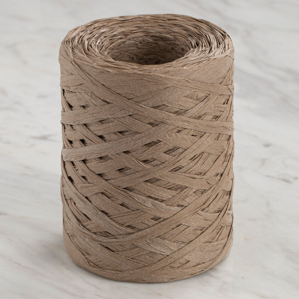 Loren Natural Raffia Paper Yarn, Mink - 73