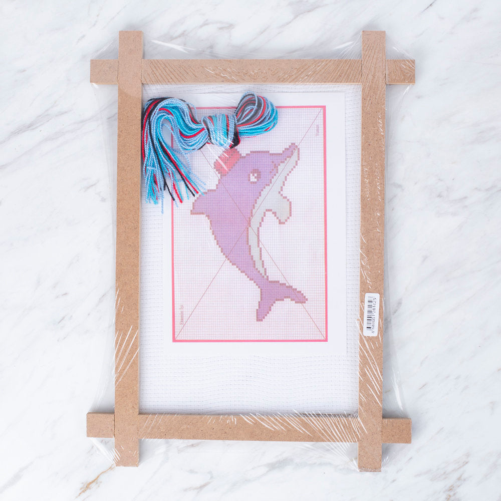 Loren Cross Stitch Kit - Dolphin