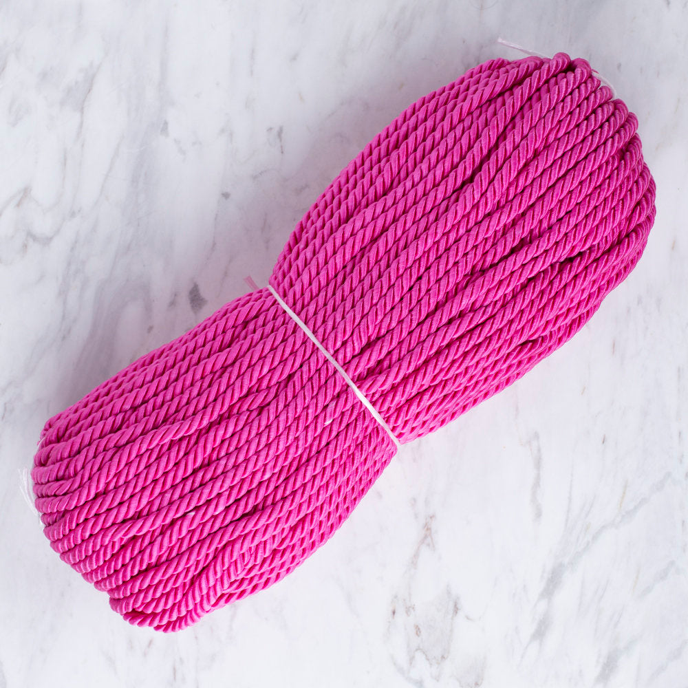 Loren 50mt Jute Cord - Dark Pink