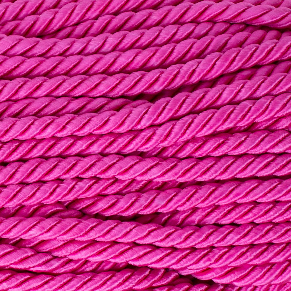 Loren 50mt Jute Cord - Dark Pink