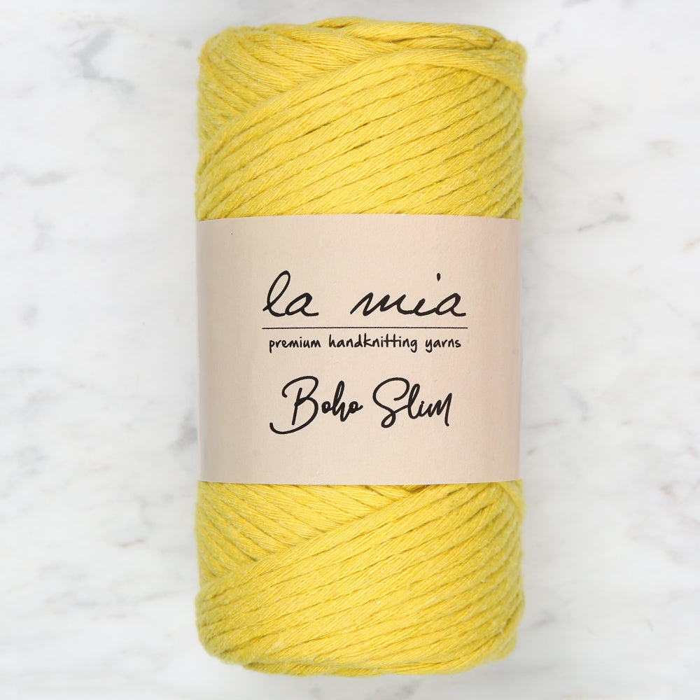 La Mia Boho Slim Yarn, Yellow - L003