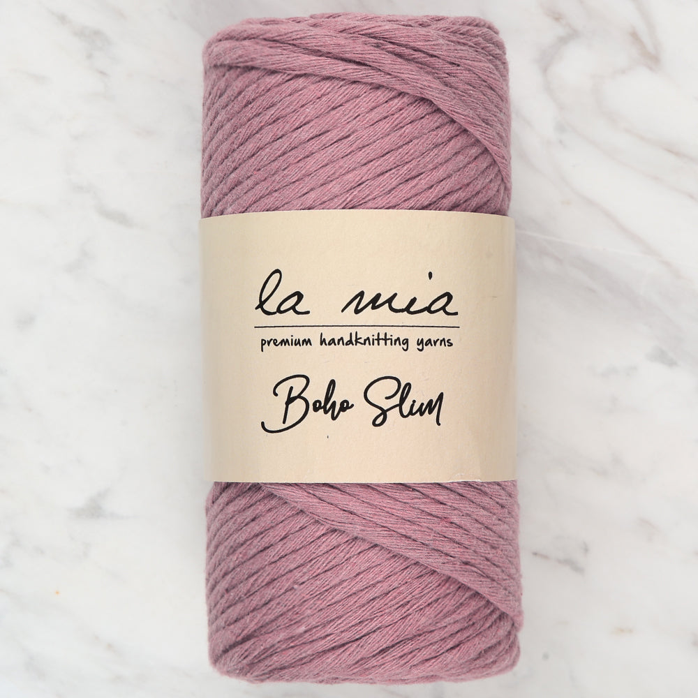 La Mia Boho Slim Yarn, Dusty Rose - L090