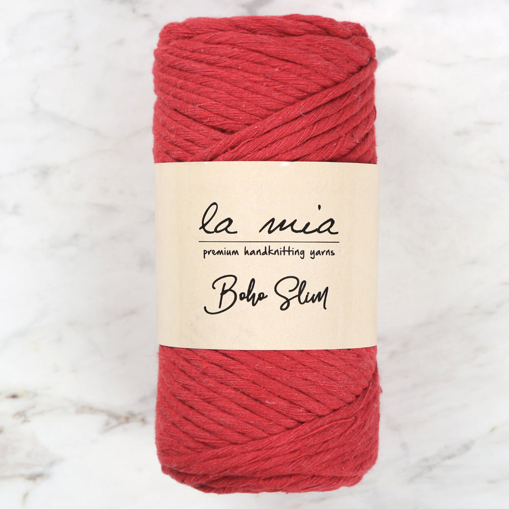 La Mia Boho Slim Yarn, Red - L033