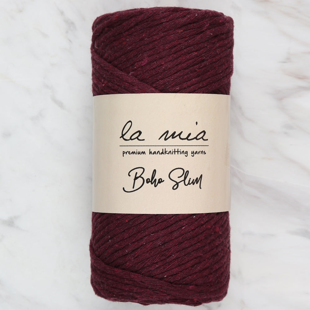 La Mia Boho Slim Yarn, Burgundy - L065