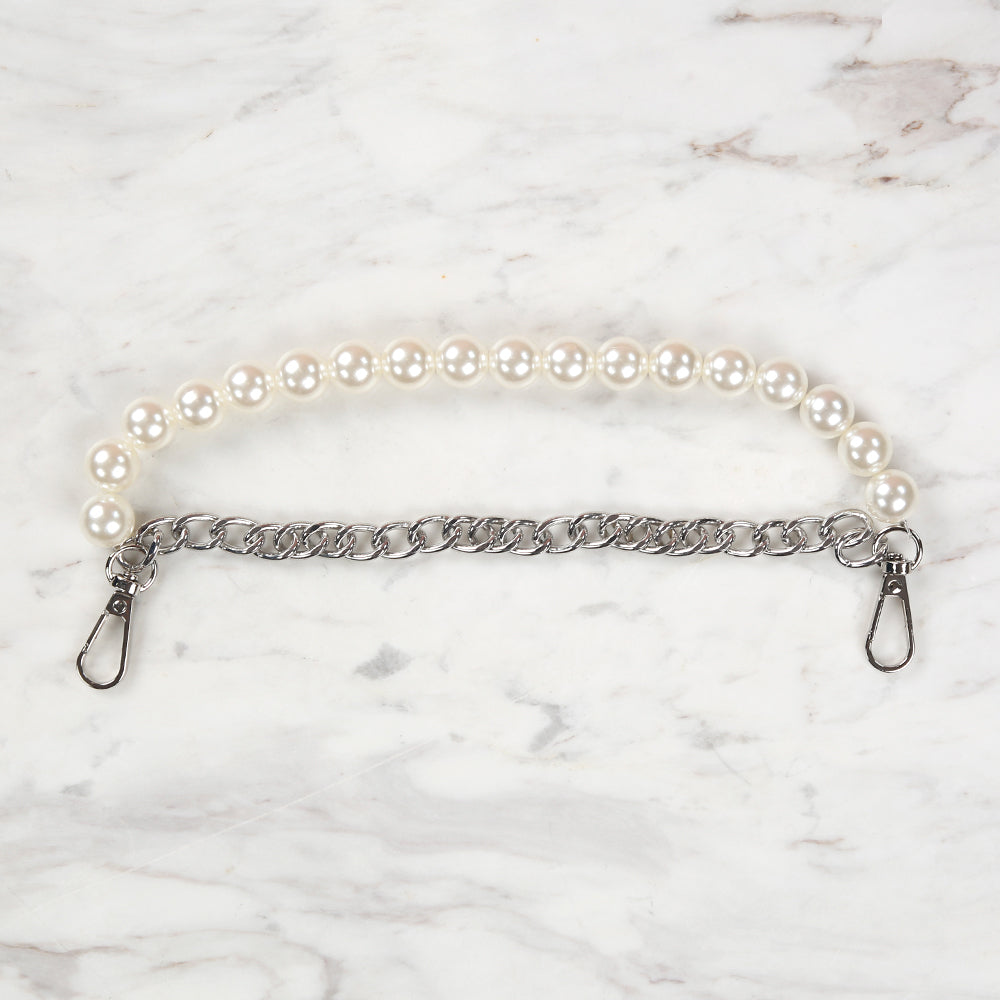 Nas Bag Hanger Pearl - Silver