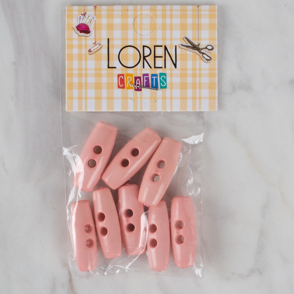 Loren Crafts 8 Pack Shepherd Button, Pink - 72