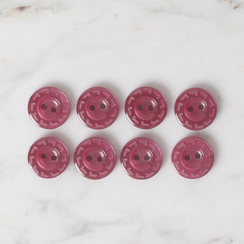 Loren Crafts 8 Pack Cherry Rotten Button - 190