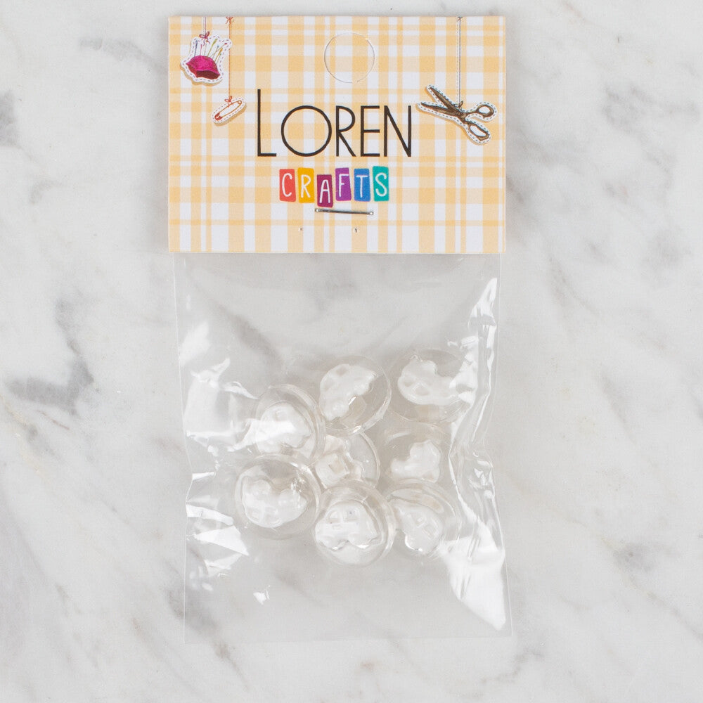 Loren Crafts 8 Pack Car Button - 278